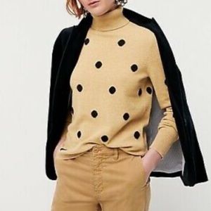 J.Crew Cashmere Sweater in Polka Dot Intarsia